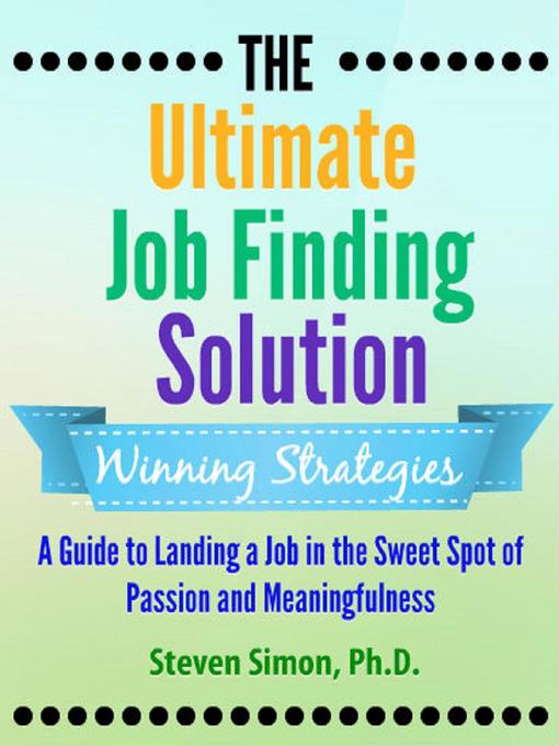 Cover image for The Ultimate Job Finding Solution